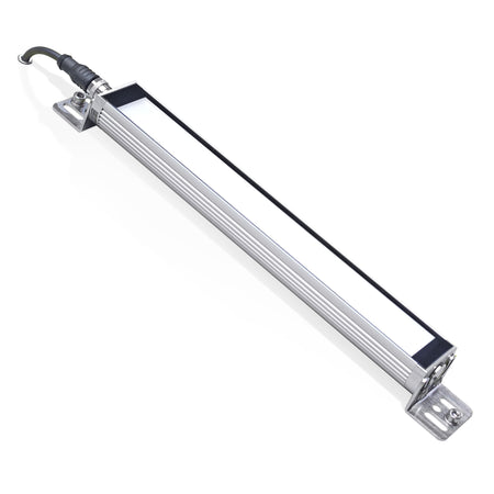 Maskinlampe i Ø40mm design, i længder fra 190-1040 mm, 24Vdc, passer perfekt der hvor pladsen er trang, TUBELED_40 - shop.cncmidt.dk