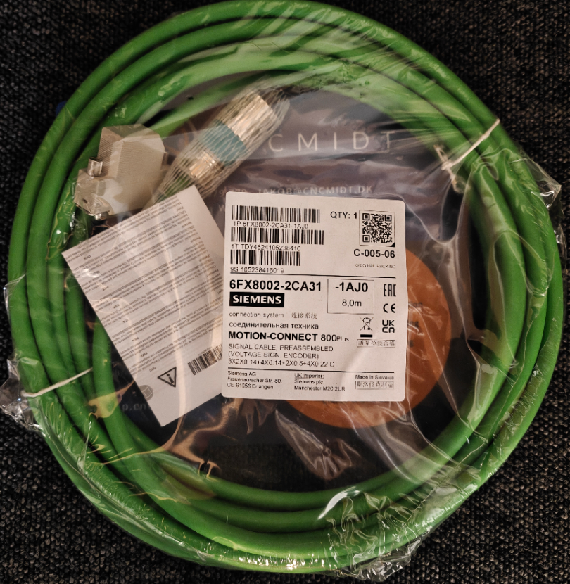 Siemens, Encoder kabel,  8 meter (6FX8002-2CA31-1AJ0)