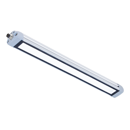 Ultra tynd Maskinlampe i Ø25mm design, i længder fra 205-1040 mm, 24Vdc, passer perfekt der hvor pladsen er trang, TUBELED_25 - shop.cncmidt.dk